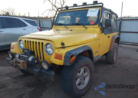 2000 Jeep Wrangler Sport from USA, damaged, VIN 1J4FA49S0YP748215